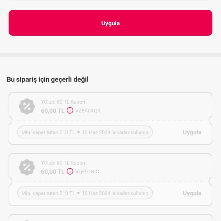 Yemeksepeti Yemek Kuponu Kullanım Sorunu Ve Destek Eksikliği