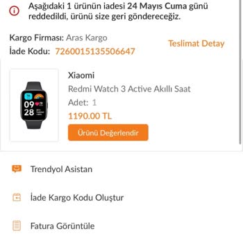 Zela Teknoloji Sebepsiz Ürün İademi Kabul Etmedi