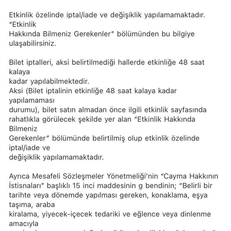 Bubilet Bilet İptali Yapmıyor