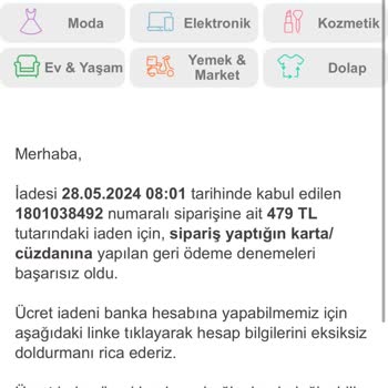 Trendyol Müşteriyi Mağdur Ediyor