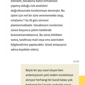 Betine Bahis Sitesinde Haksız Hesap Askıya Alınması