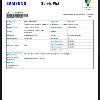 Yeni Aldığım Samsung Bulaşık Makinesi Sürekli Arızalanıyor Ve Mağdur Ediliyorum!