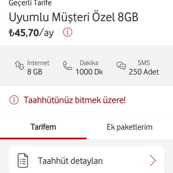 Vodafone Tarifesi Çok Pahalı Hakkında