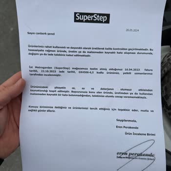 B**** Orijinal Değil SuperStep'ten Ayakkabı Alınmamalı