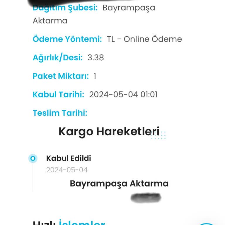 Kargoist İsimli Kargo Şirketi Şikayet