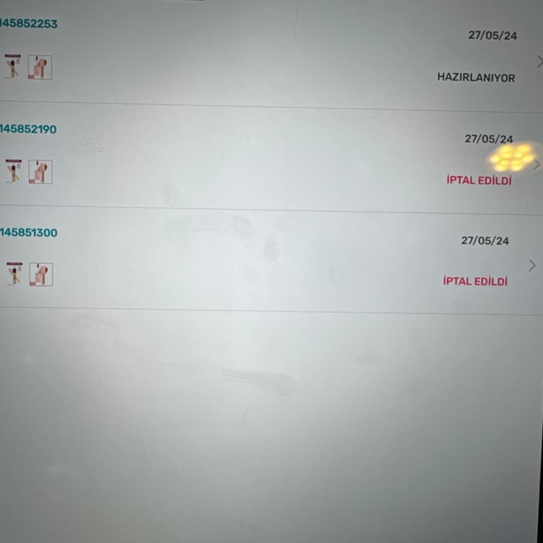 Watsons Siparişim Kendi Kendine İptal Edildi
