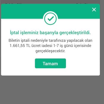 Obilet Üzerinden Alınan Uçak Biletinin İadesinin Bankaya İletilmemesi