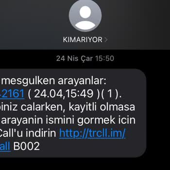 Belbim Tarafından Amacı Bilinmeyen Bir Şekilde Aranmak