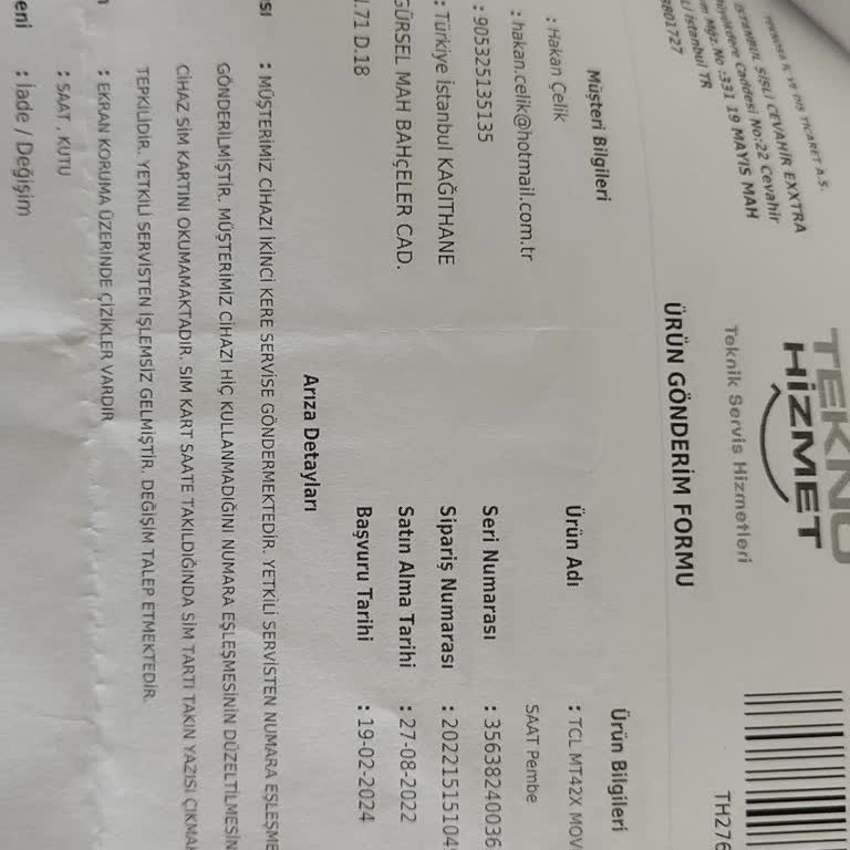 Teknosa TCL Marka Akıllı Saat