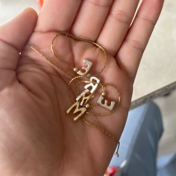 Melicollection.com Dan Aldığım Kararmaz Harfli Kolyenin Kararması