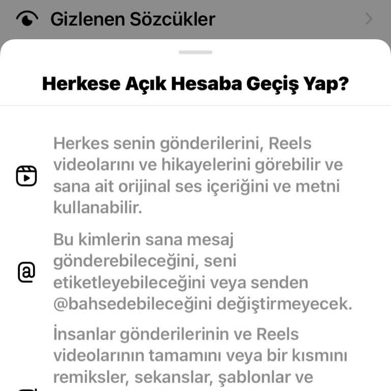 Instagram Açık Hesaba Geçemiyorum!