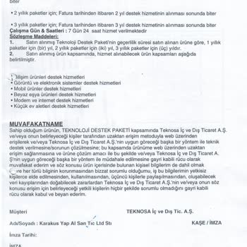 Teknosa Garantili Bilgisayar Değişim