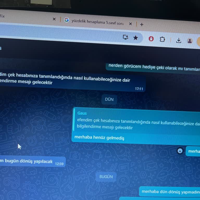 Gaus İade Ve Değişim De Sıkıntı