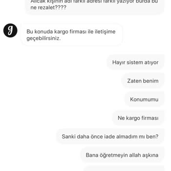 Gardrops İade Adres Sorunu