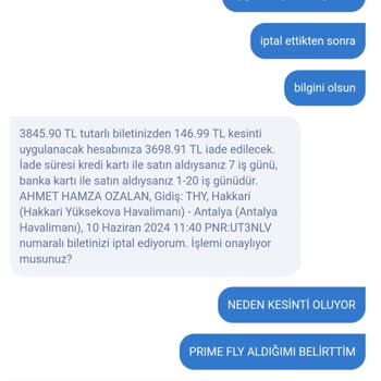 Obilet Haksız Şekilde Para Kesiyor