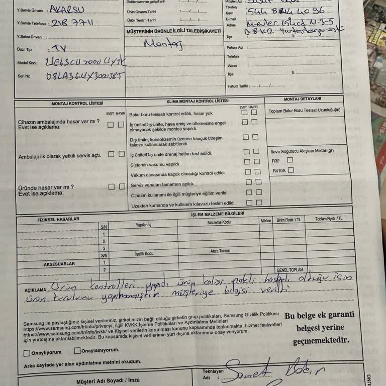 N11 Üzerinden Aldığım Televizyonun Maddi Hasarlı Gelmesi