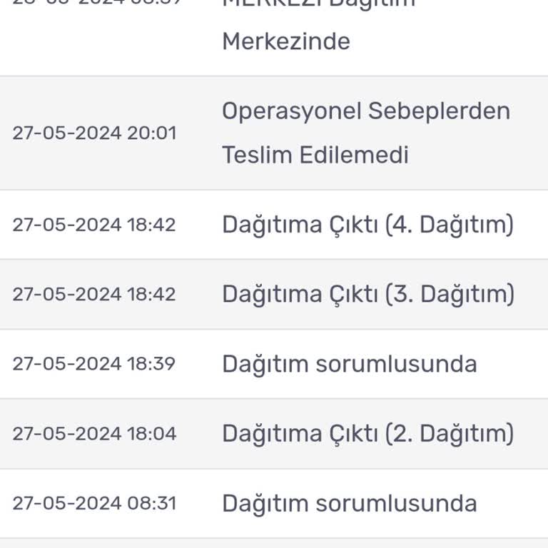 Kargom Sende Ürünüm Gelmiyor