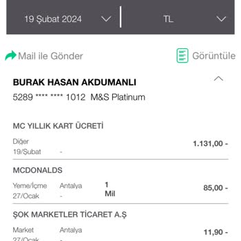 T. Garanti Bankası Aidat İadesi