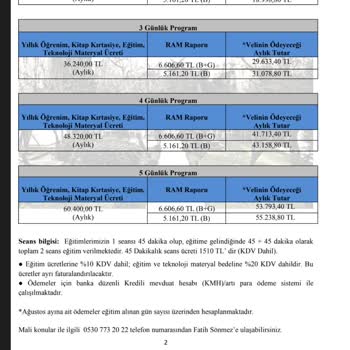 Tohum Otizm Vakfı Hakkında Fahiş Fiyat