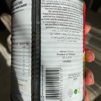Tamek Salça Küflü Çıktı