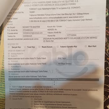 Kablo Net Erzurum Şehri TÜRKSAT Kablo TV