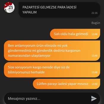 Trendyol Müşteri Temsilcisi Ve İlişkisi Dipsiz Bir Kuyu Gibi