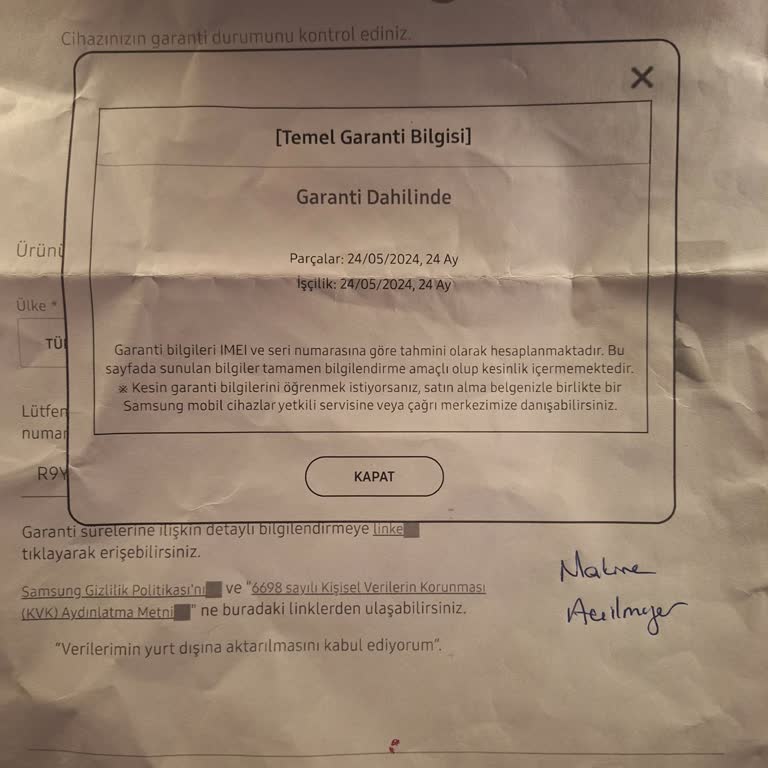 Koskoca Samsung Yetkili Servisin İçler Acısı Durumu