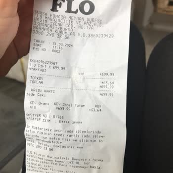 FLO Ayakkabı Cırtcırtı Kalitesiz Yapılmış Bir Ürün
