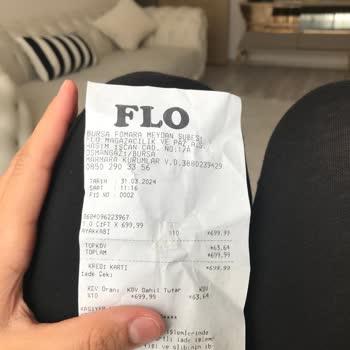 FLO Ayakkabı Cırtcırtı Kalitesiz Yapılmış Bir Ürün