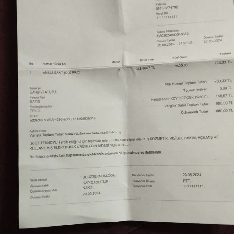 Ucuz Tekno Saatim Çalışmıyor Değişim İstiyorum