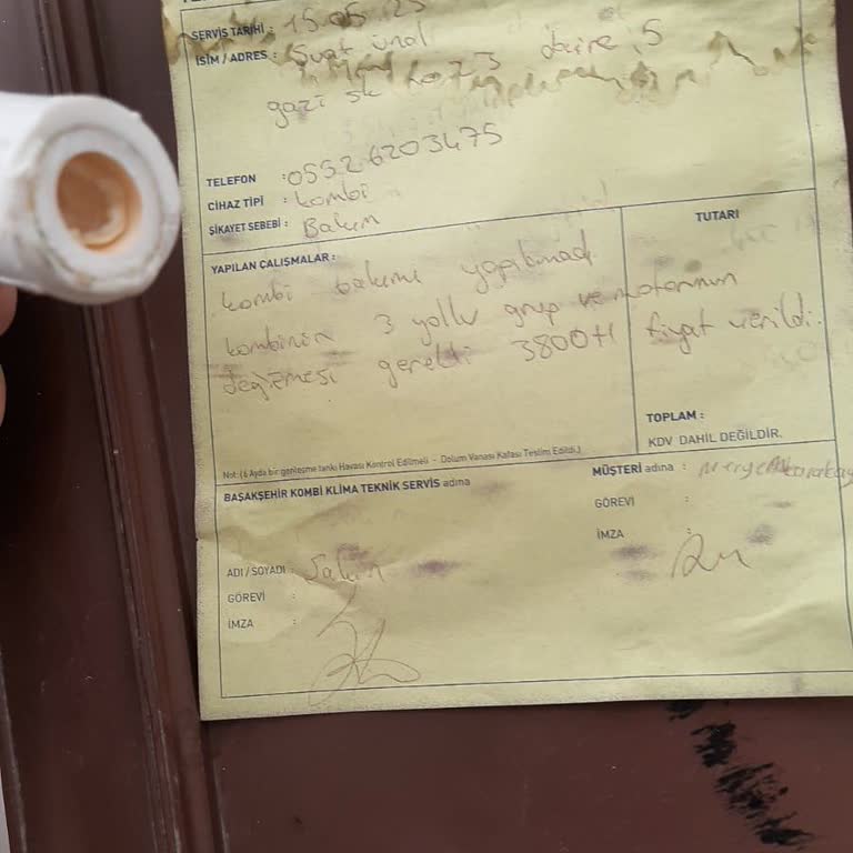 Anadolu Sigorta Çalışan Kombinin Bakımını Yapmadı Arıza Tespit Etti