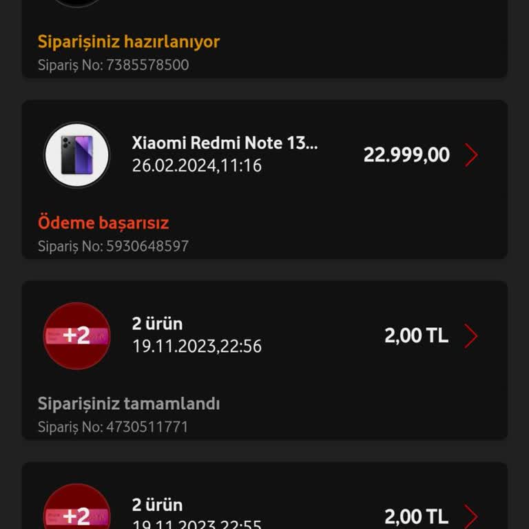 Vodafone Her Şey Yanımda Pişmanlığım Ve Ürün İptali