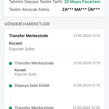 Trendyolmilla Trendyol Değişimi Onaylanmayan Ürünün Ücret İadesini Yapmadı