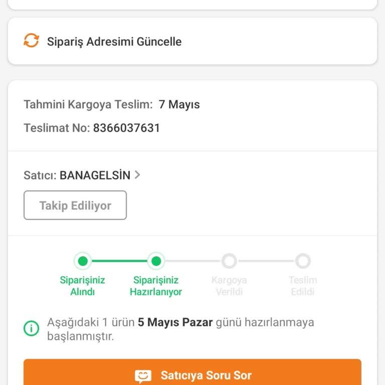 Trendyol Sipariş Gecikmesi Mangal Kömürü