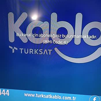 Kablo Net TÜRKSAT TV İnternet Aktivasyon Yapamadı