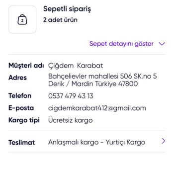 Yurtiçi Kargo Ulaştırılmayan Ve Geri Gelen Kargo