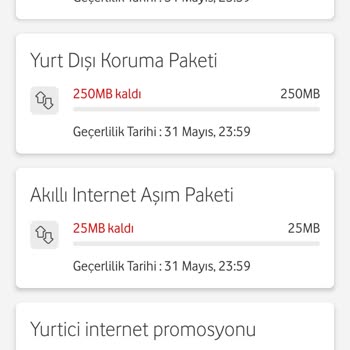 Vodafone Net Vodafone GSM İnternet Harcamalarım Kullanmamama Rağmen Çok Arttı?