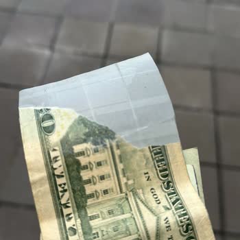 Akbank ATM'si Parayı Yırttı Ve İade Etti
