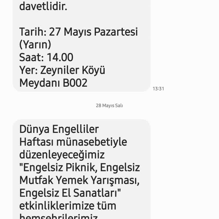 Yıldırım Belediyesi SMS Atıp Rahatsız Etmeleri