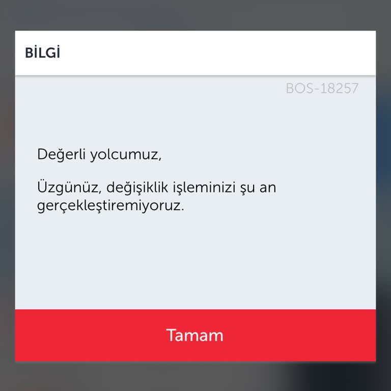 THY Bilet Değişikliği Adına Yardımcı Olmuyor!