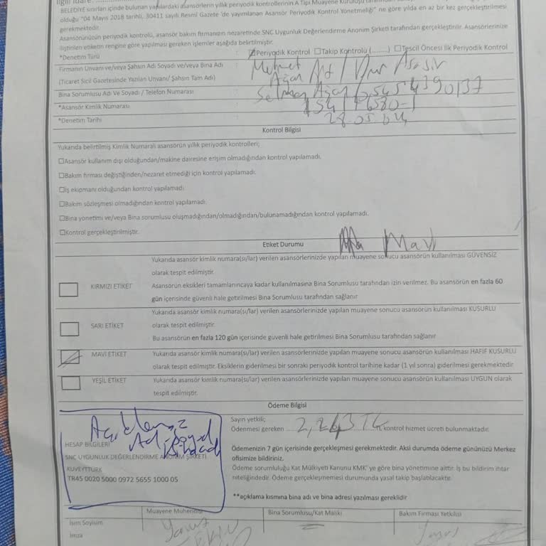 Niğde Belediyesi SNC Sözde Uygunluk Denetim Firması