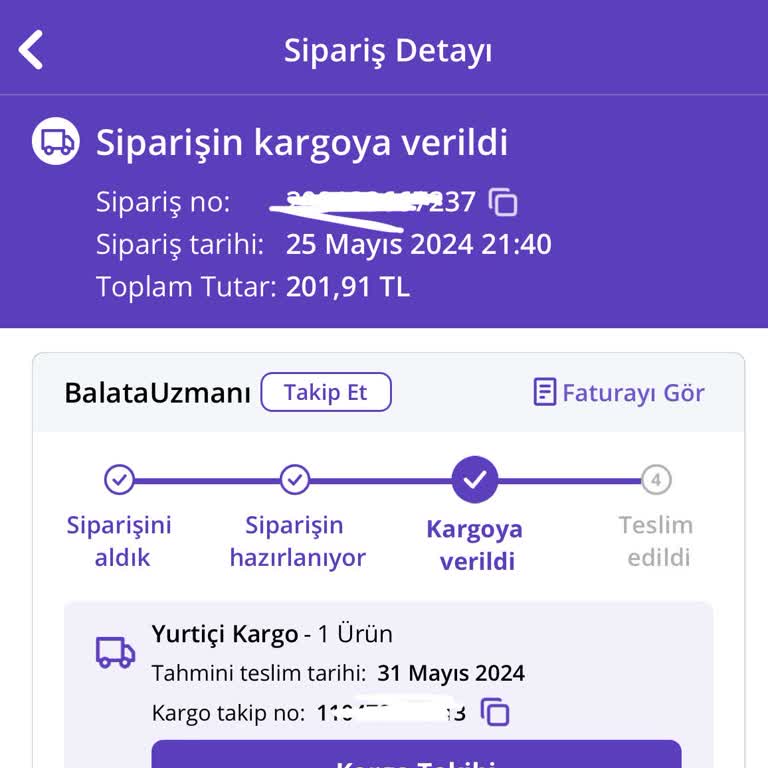 Yurtiçi Kargo Benim Kargomu Bana Vermedi
