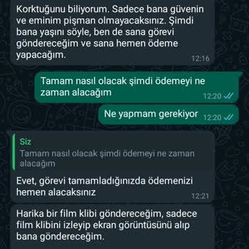 IMDb Yanıltıcı Görev Mesajlarıyla Mağduriyet Yaşadım