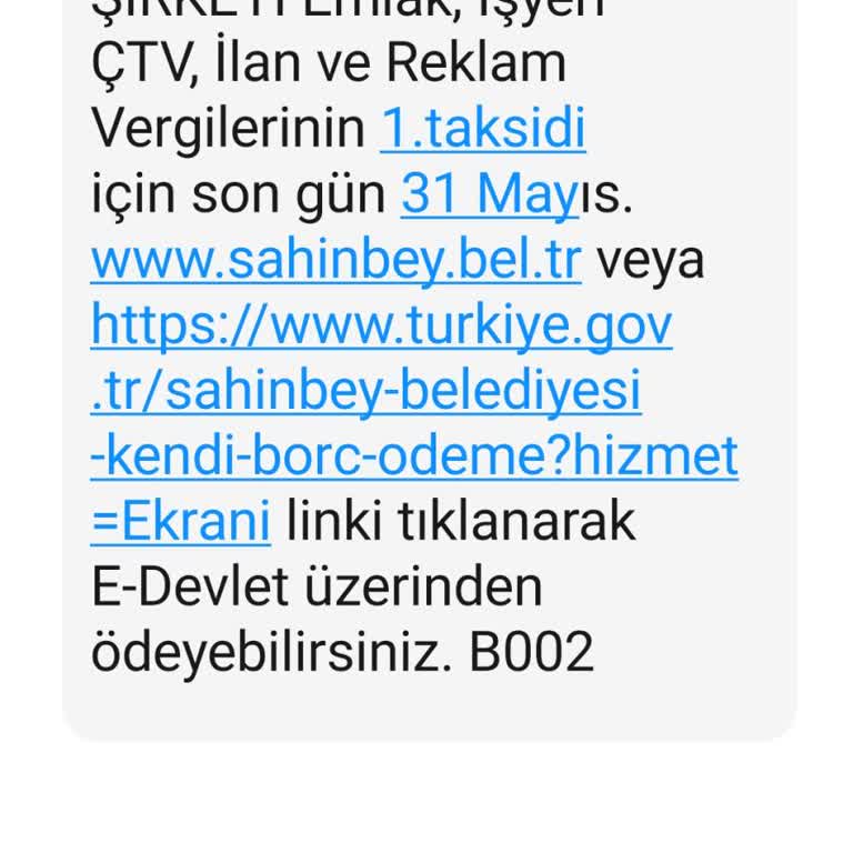 Gaziantep Şahinbey Belediyesi Tarafından Rahatsız Ediliyorum