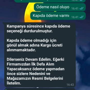 Nam Butik Instagram Sayfası Sipariş Ettiğim Ürünleri Göndermedi.