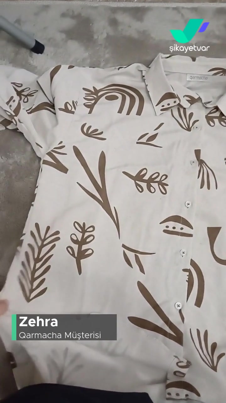 Qarmacha Farklı Beden Aynı Ölçüde Gömlek, Değişim Ücreti videonun kapak resmi