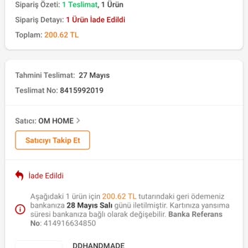 Trendyol Aldığım Ürün Elin Elime Ulaşmadan Fiyat Artışı Yapılıp İade Alınması!