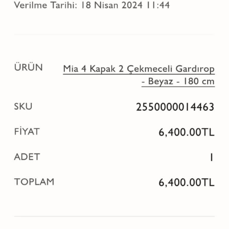 Tiamob Ürün Teslimat Süresi Teslim Edilmeyen Ürün