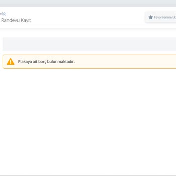 Tüvtürk Borcu Vardır Uyarısı