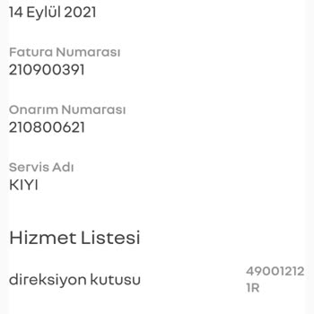 Renault Clio 4 Aracın 4. Kez Direksiyon Kutusu Arızası